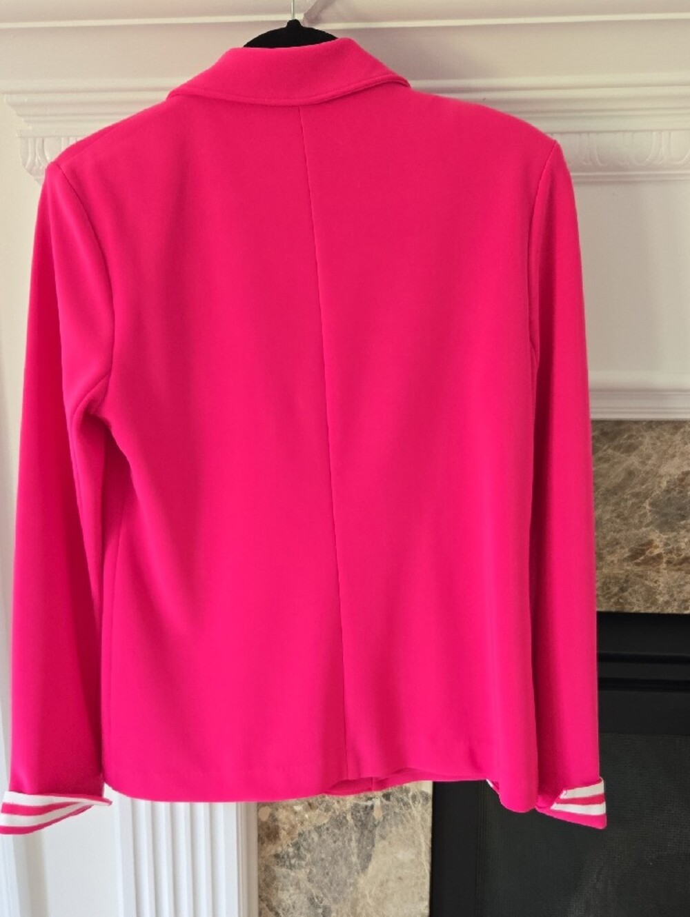 Joseph Ribkoff Bright Pink Tailored Blazer - Picture 2 of 4